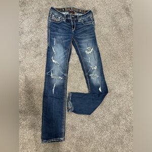 Rock Revival straight leg jeans! 27x30 EUC